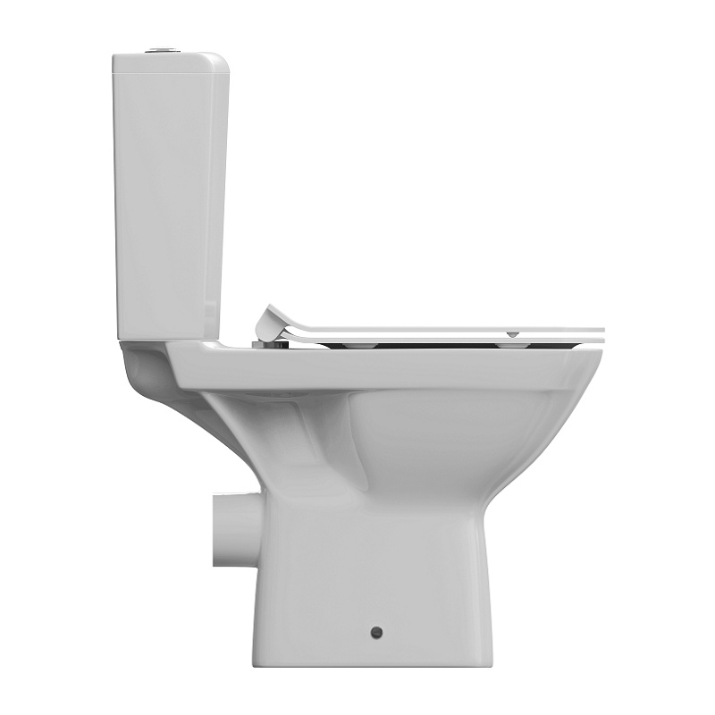 Унитаз-компакт Cersanit Carina Slim, горизонт. выпуск, 640х350х785 мм