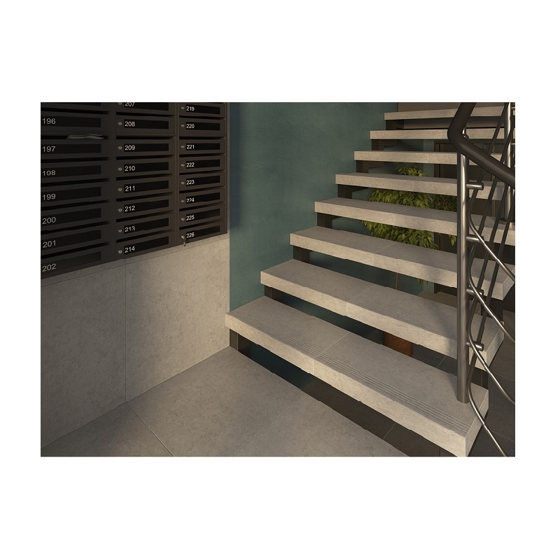 Ступень Gracia Ceramica Diamond, серый, 300х600х10 мм