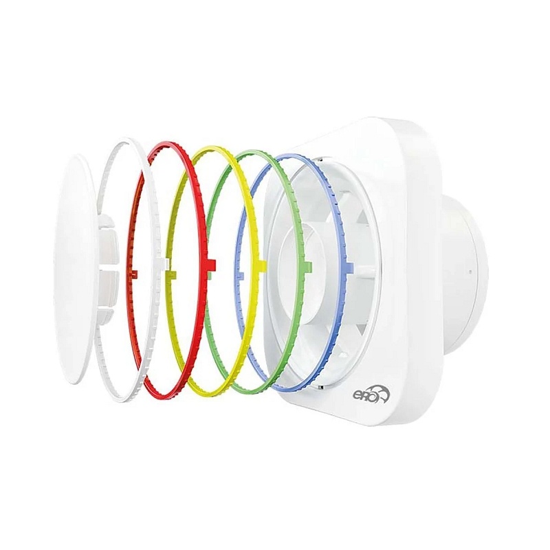 Вентилятор вытяжной Era 100 Disc 4C, 105 м3/ч, с обратным клапаном