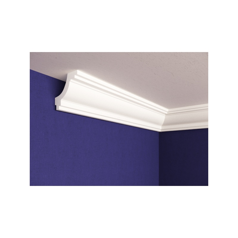 Плинтус потолочный Solid С30/45, 41х41х2000 мм