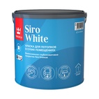 Краска для потолка Tikkurila Siro White основа А глубокоматовая (2,7 л)