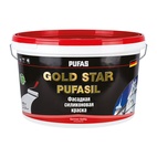 Краска фасадная Pufas Gold Star Pufasil основа D морозостойкая (10 л)