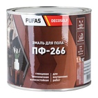 Эмаль для пола Pufas Decoself ПФ-266 жёлто-коричневая (1,9 кг)