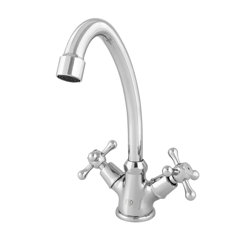 Смеситель для кухни Klip 1405-03, крестообразный маховик