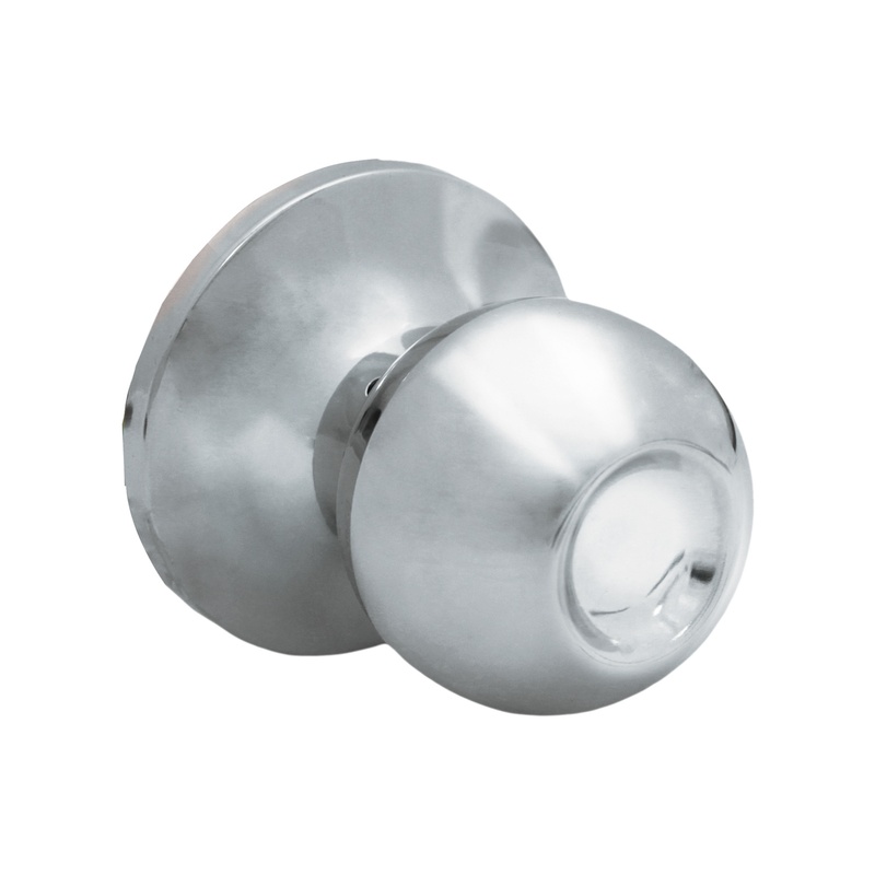 Защелка дверная SCHLOSS 42031 KL-01 с ручкой шар хром (30)