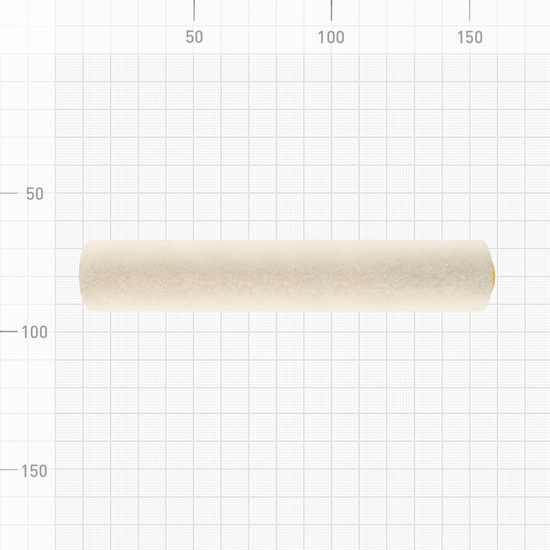 Мини-валик Biber 31573, велюр, ворс 4 мм, 150 мм (2 шт.)
