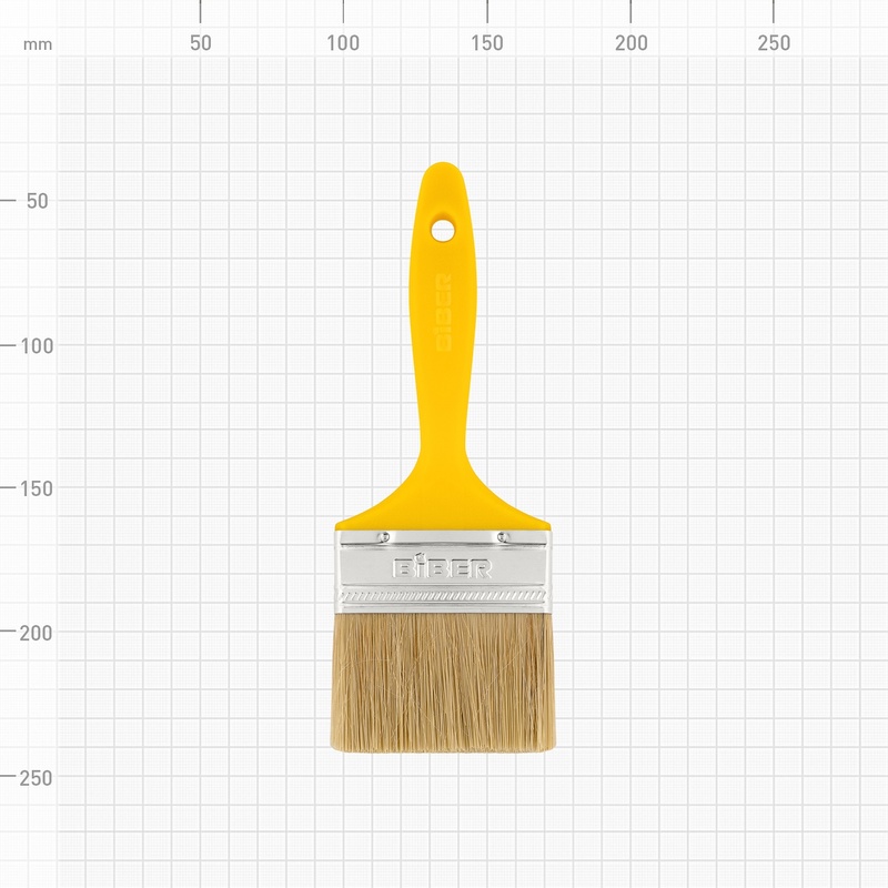 Кисть флейцевая Biber 31255 Эконом 75 мм