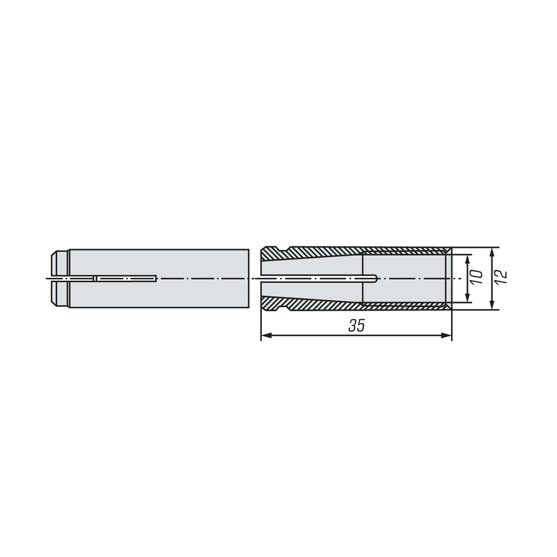 Анкер забивной SWFS М10 (3 шт)