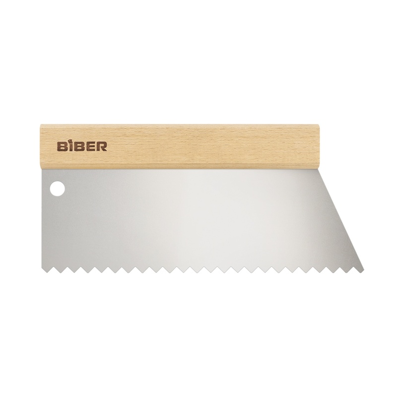 Шпатель для клея Biber 35273 зуб тип S4, 250 мм