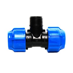 Тройник компрессионный, комбинированный PN16 НР 25х1/2"