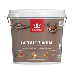 Лак интерьерный Tikkurila/Tikkivala Lacquer Aqua EP полуглянцевый (2,7 л)