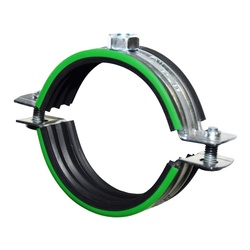 Хомут для труб 1 1/4" (39-46 мм) с уплотнителем и гайкой М8/1,2х20 мм