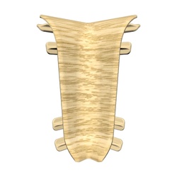 Угол внутренний Ideal Комфорт, дуб свет., 55 мм (2 шт)