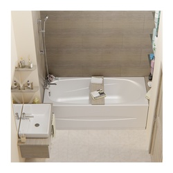 Ванна акриловая Универсал Овива, без ножек, 1500х700 мм